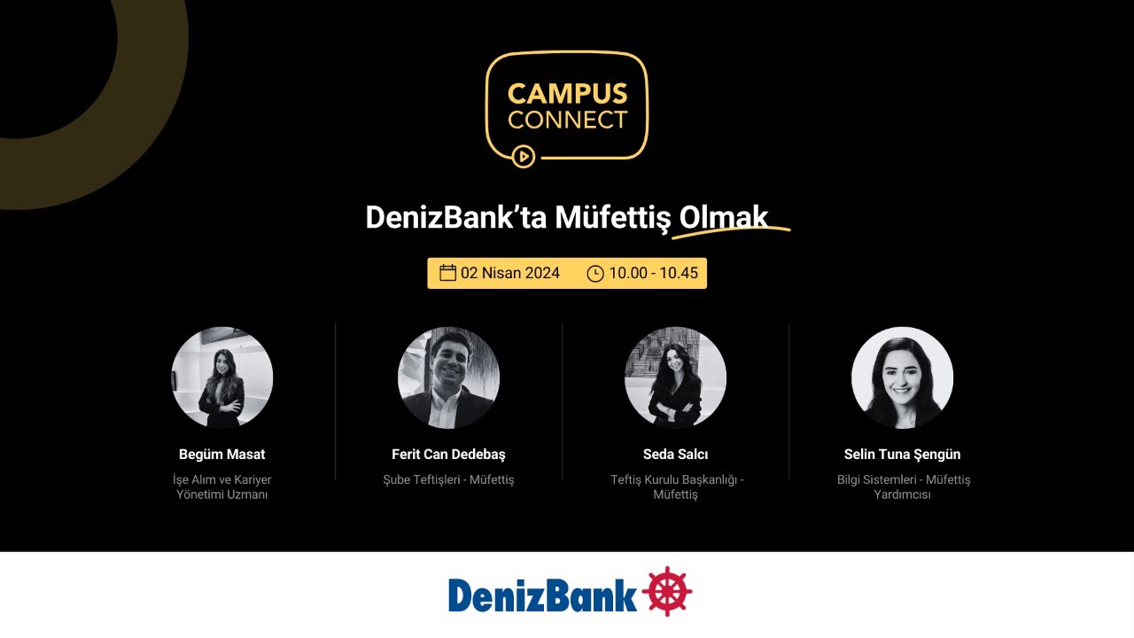 DenizBank'ta Müfettiş Olmak