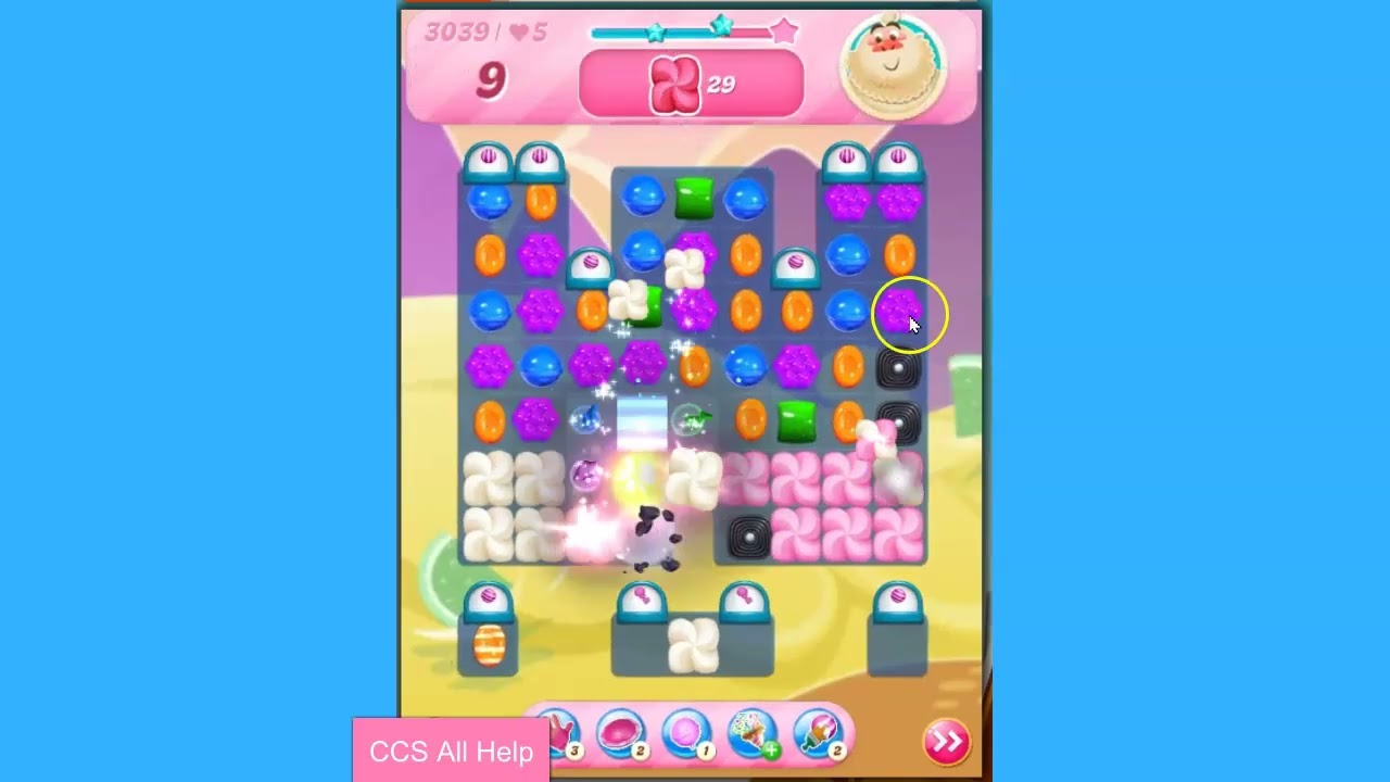 Candy Crush Saga Level 3039 NEW Aug. 2025