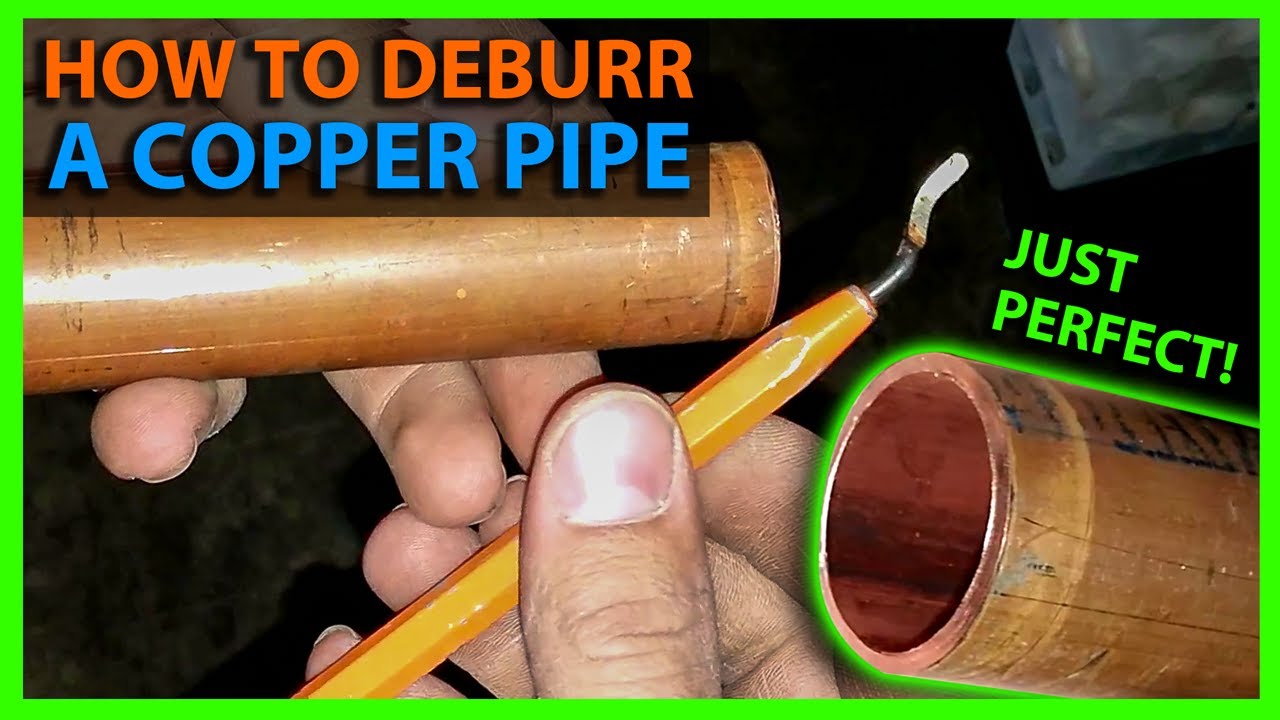 How To Deburr Copper Pipe for Refrigeration & Plumbing