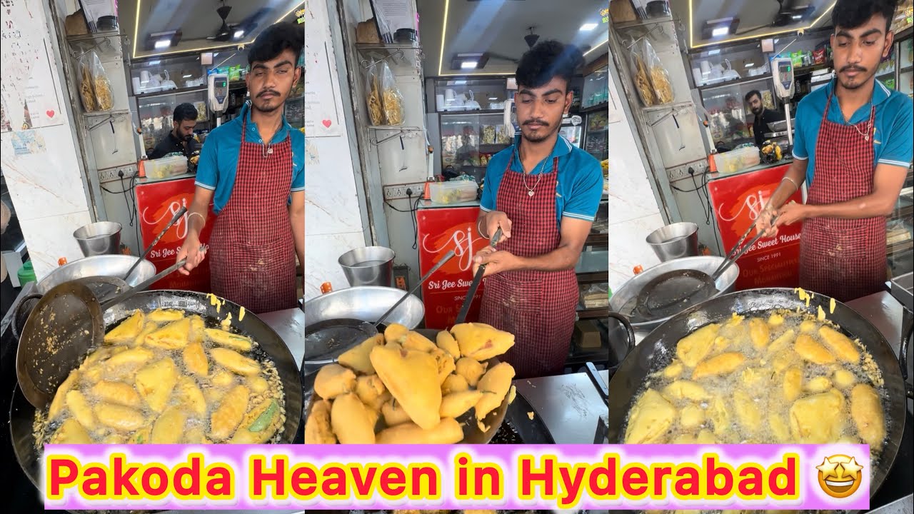 Pakoda Heaven in Hyderabad ❤️😍 | Bulk Making of Different Crispy Pakodas 🤩🔥 Street Food India
