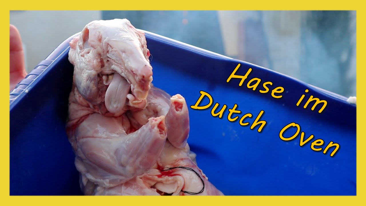 Hase im Dutch Oven und seine Reste am nächsten Tag