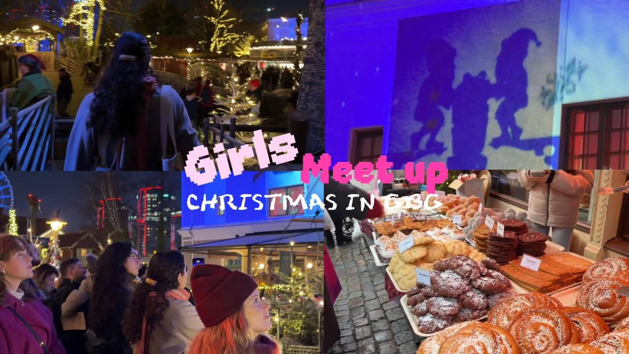We Did Christmas in Gothenburg 🎄✨ Liseberg, Haga Market, Cozy Cafés & Girl Trip Vibes