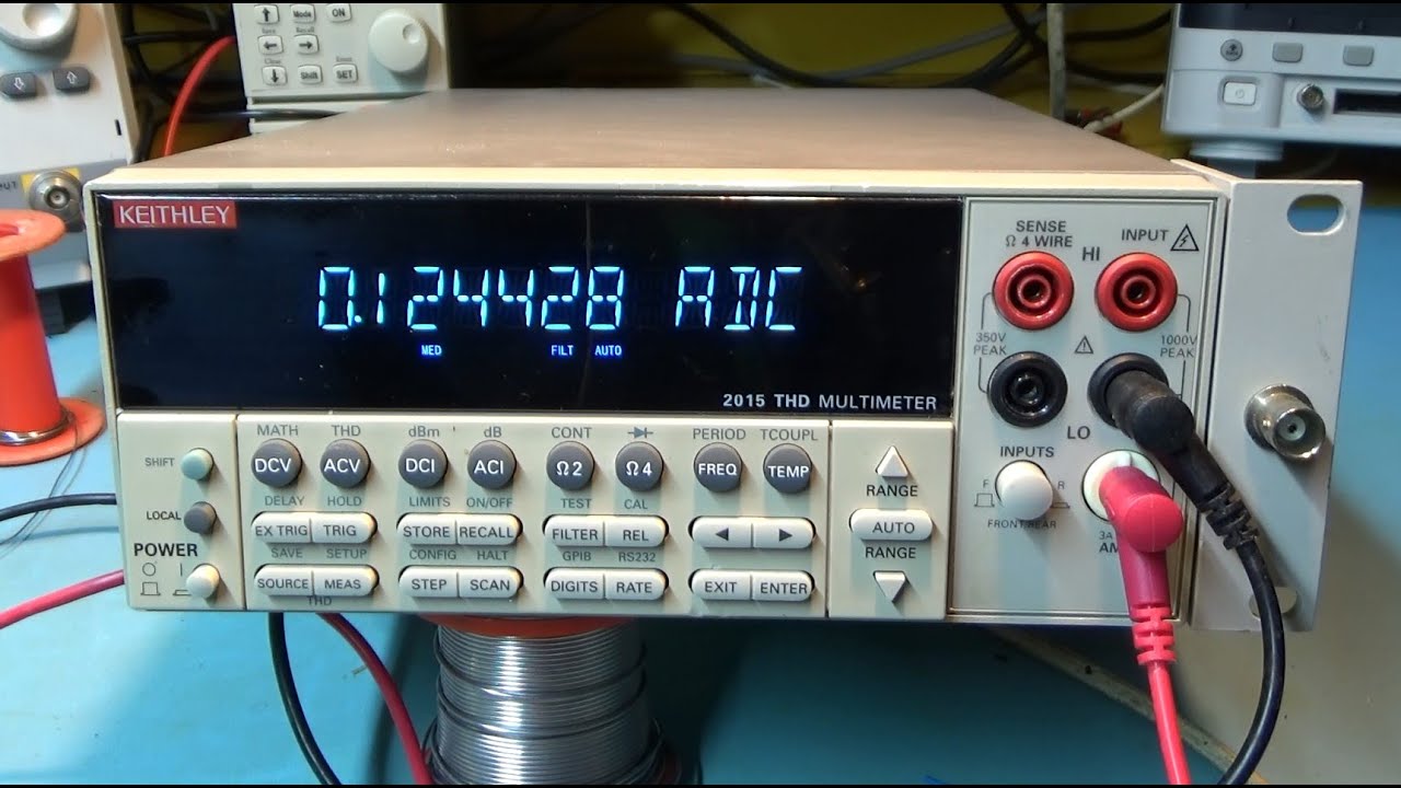 Замена дисплея Keithley 2015 на светодиодный дисплей
