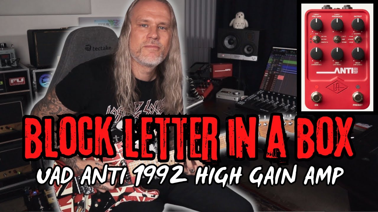 5150 BLOCK LETTER in a Box | UAD ANTI 1992 High Gain Amp