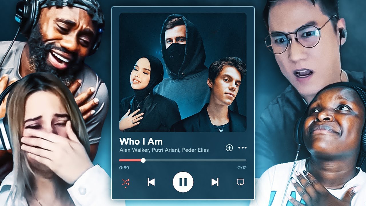 Alan Walker, Putri Ariani, Peder Elias - Who I Am (Official Reaction Compilation)