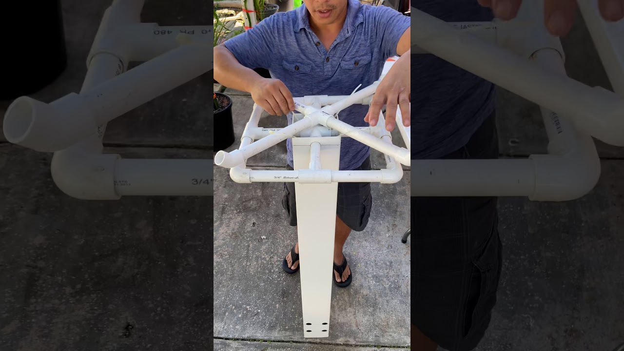 How to build an awesome dragon fruit trellis from PVC