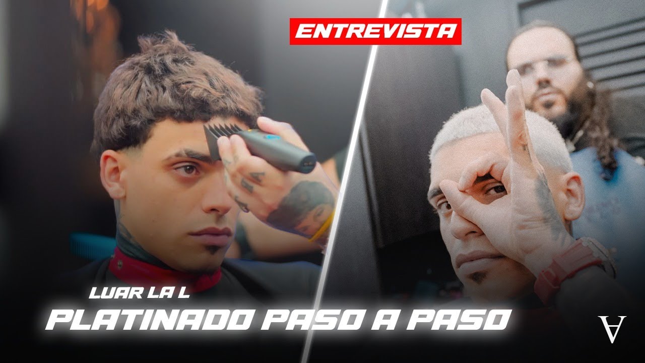 LUAR LA L SE TUMBA EL PELO CON VICTORINO / COMO HACER PLATINADO PASO A PASO