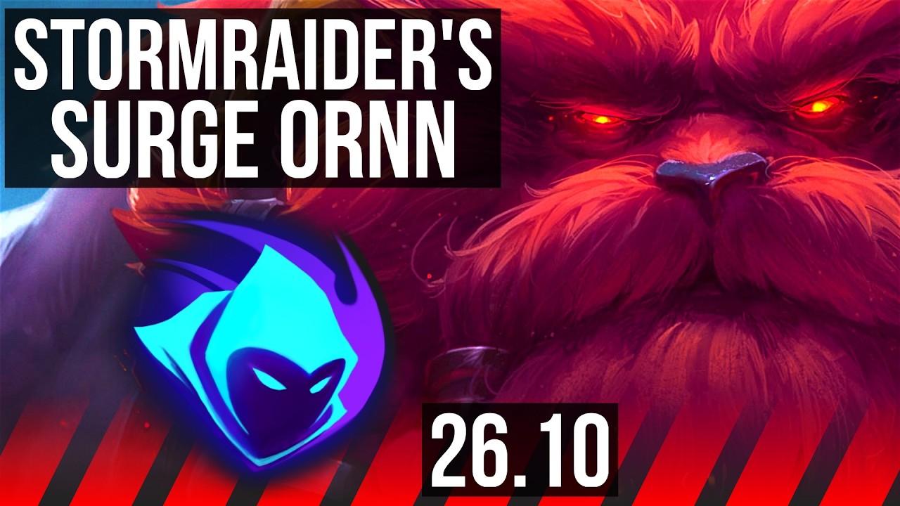 ORNN vs DARIUS (TOP) | Stormraider's Surge | EUW Master | 26.10