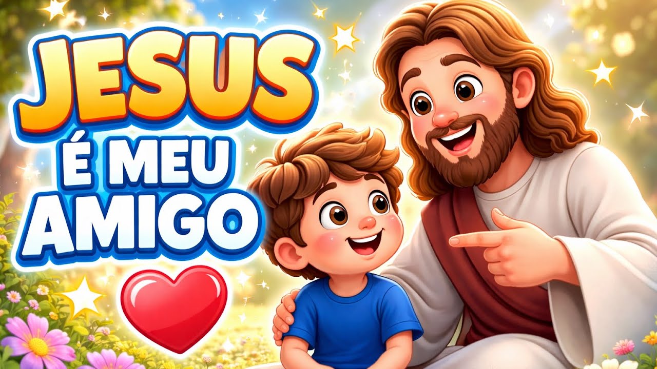Jesus é Meu Amigo | Música Cristã Infantil Animada | Pequenos Discípulos