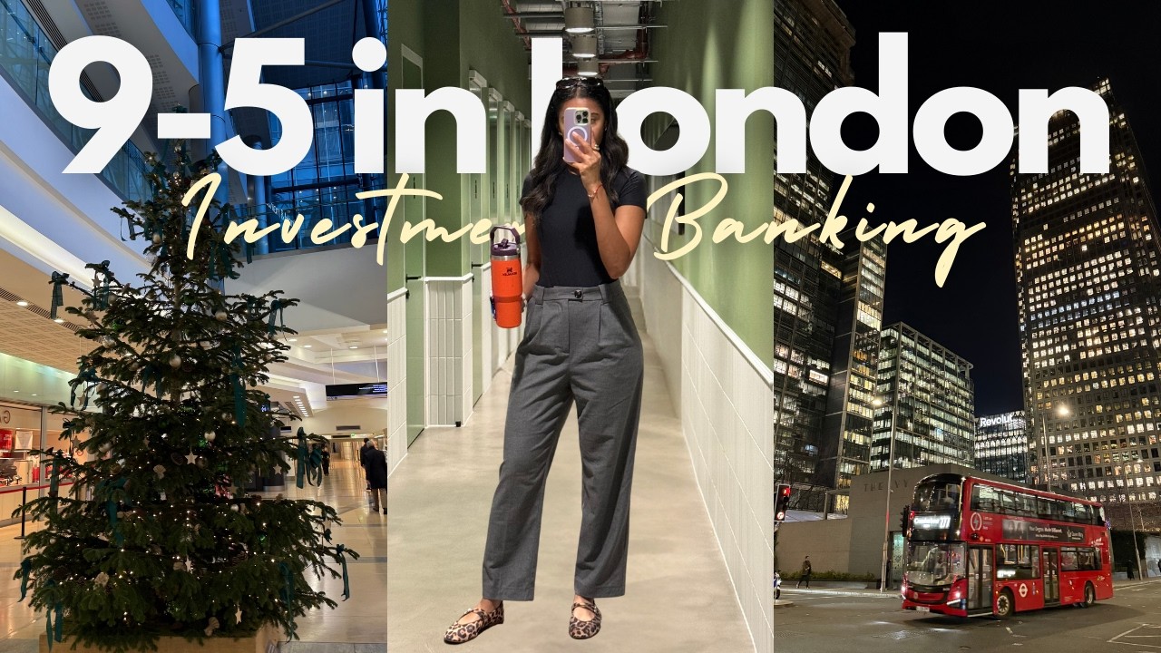 Work-Life Balance in Investment Banking 💼 | Festive day in my Life 🎄✨