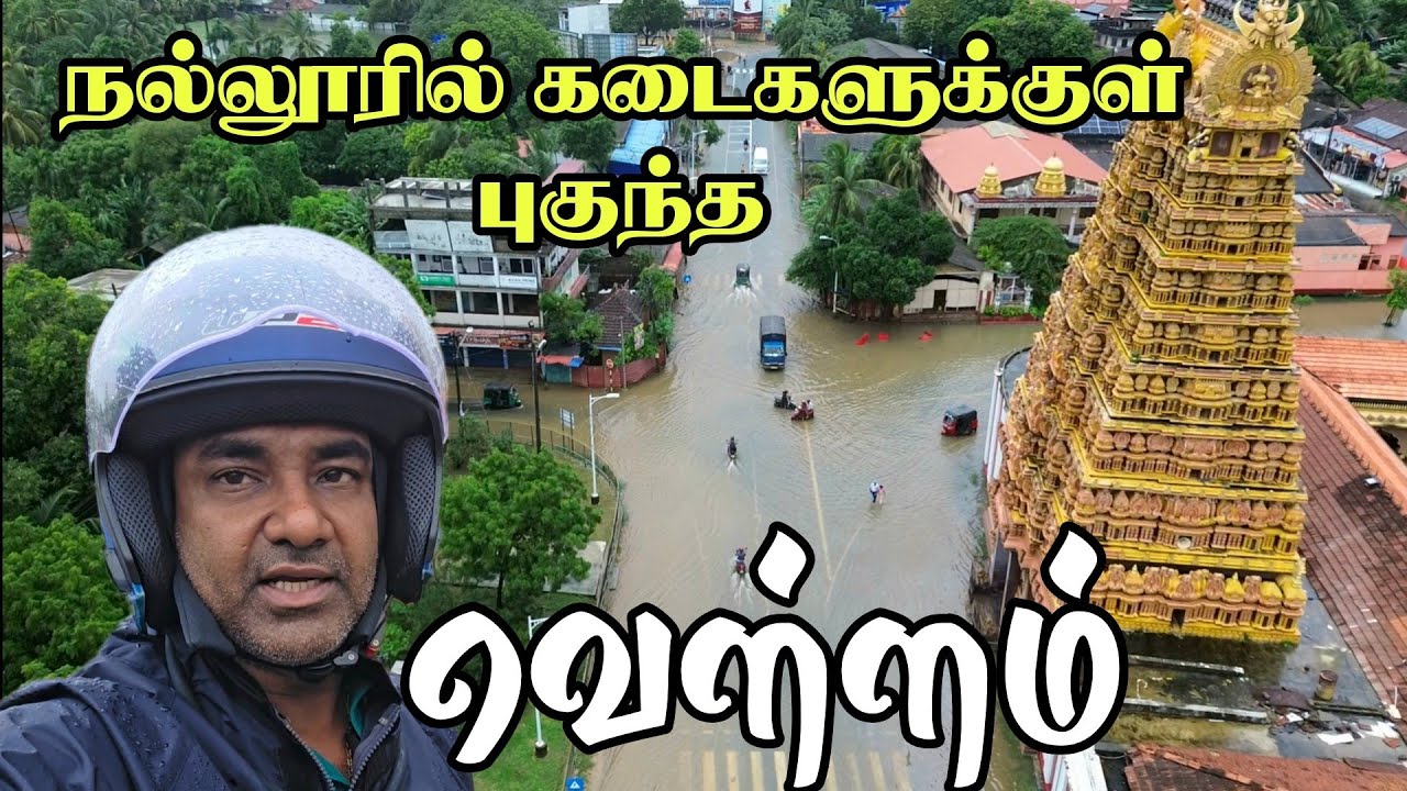 நல்லூர் பின் வீதி | Thedal | Jaffna Rain Flood | Jaffnavlogs #jaffnayoutubers 