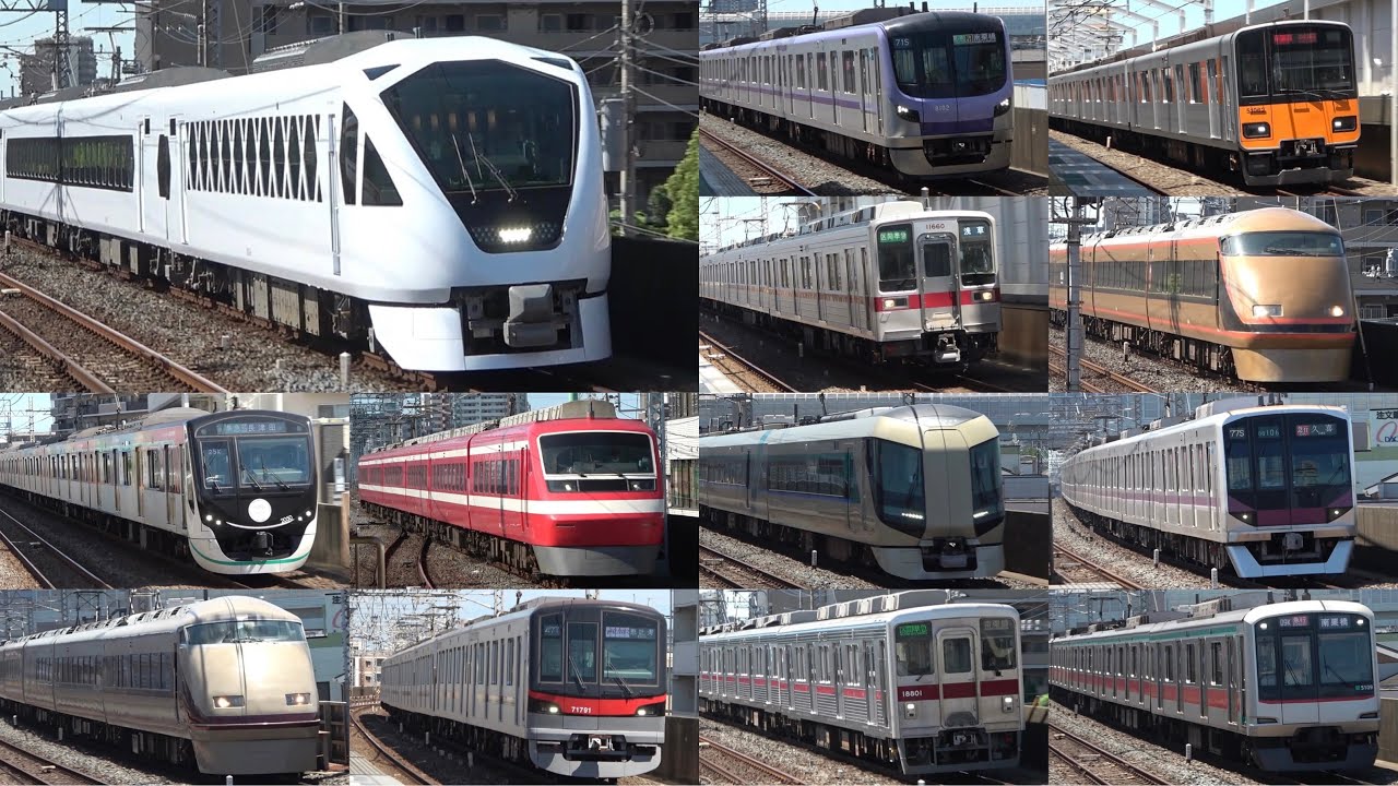 【遂に登場スペーシアX！】複々線を駆け抜ける東武スカイツリーライン 速度付き高速通過集