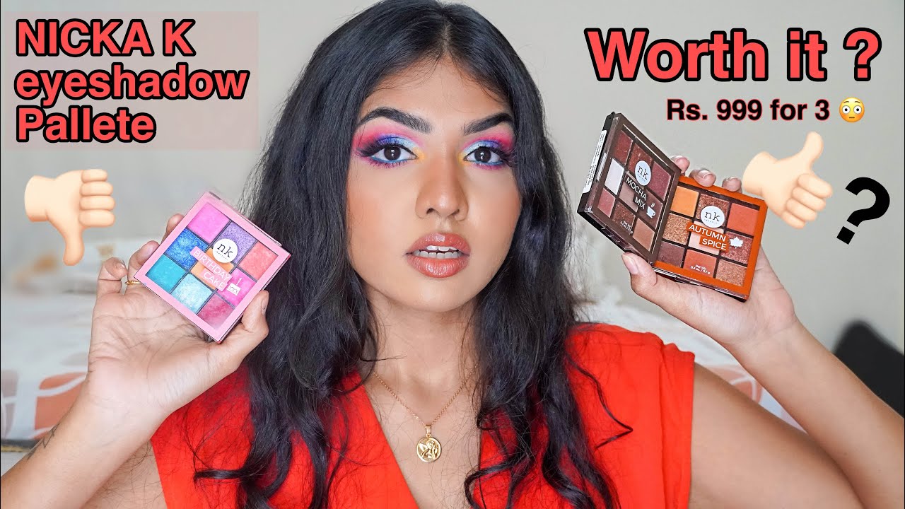 Are the NICKA K palletes worth the hype? | Affordable  colorful eyeshadow?