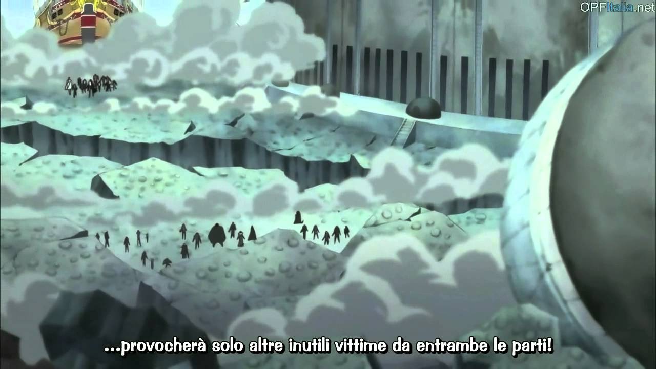 Shanks vs Barbanera (Marineford) Sub Ita HD 720p