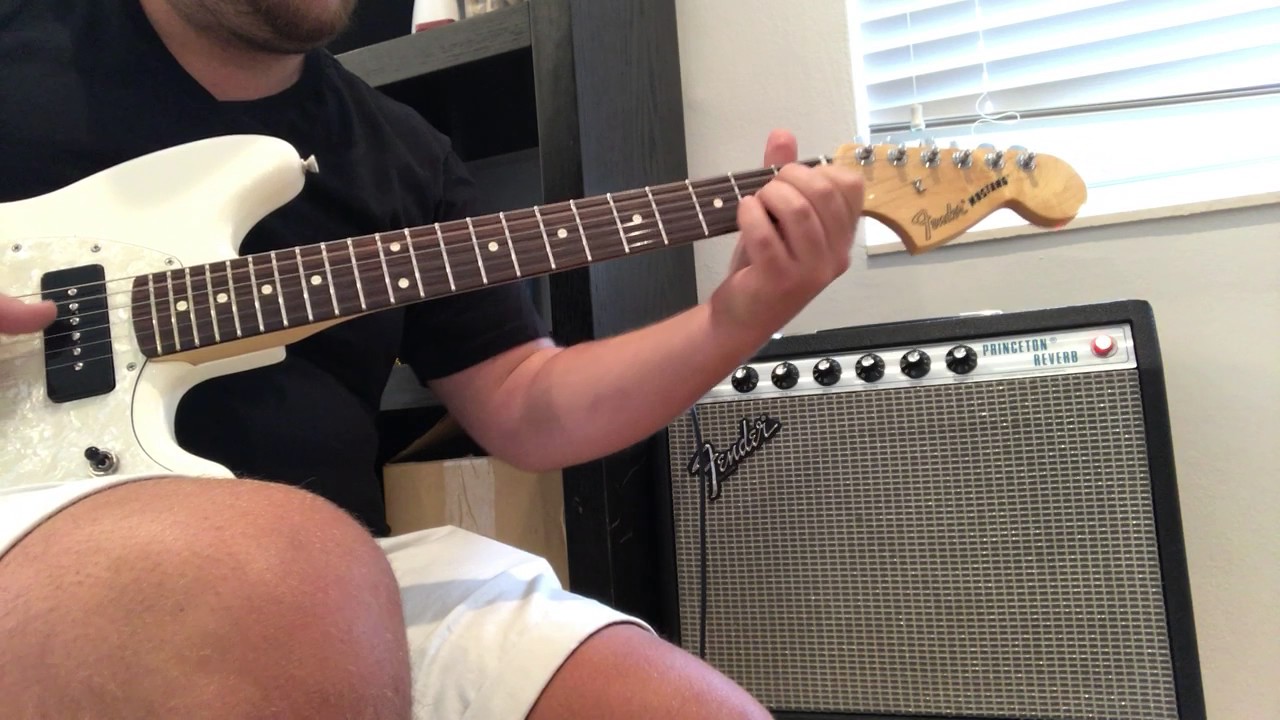 Fender Mustang p90´s & Princeton Reverb silverface