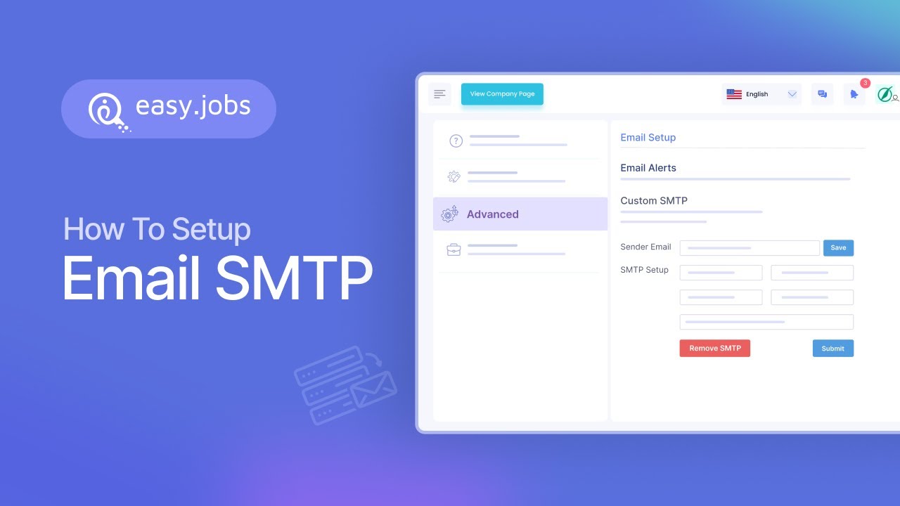 How to Setup Your Email SMTP with easy.jobs Hiring Management Tool?
