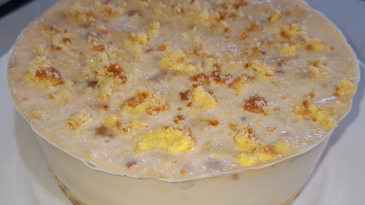 No bake Custard Cake