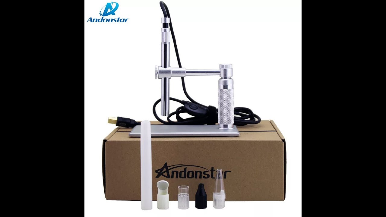 Andonstar 500x 8LED HD 2MP USB Dijital Mikroskop Cilt ve Sa&ccedil; Analiz Cihazı