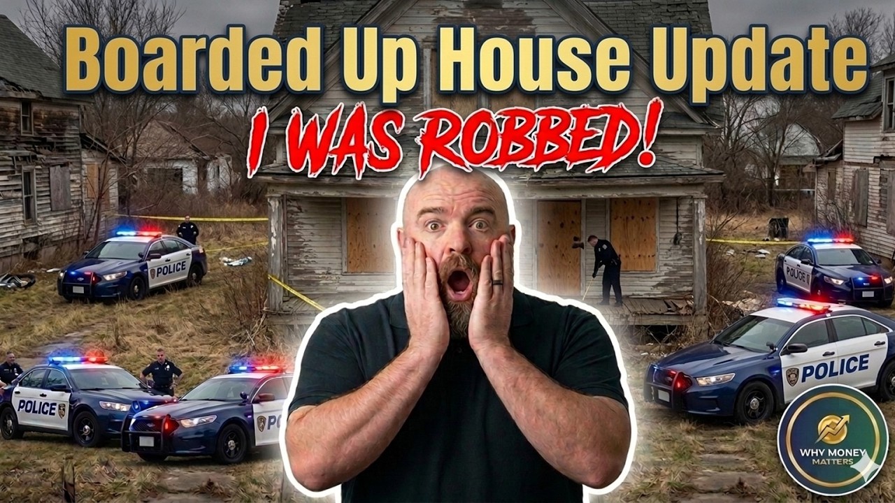 I was Robbed!  Boarded Up House Update