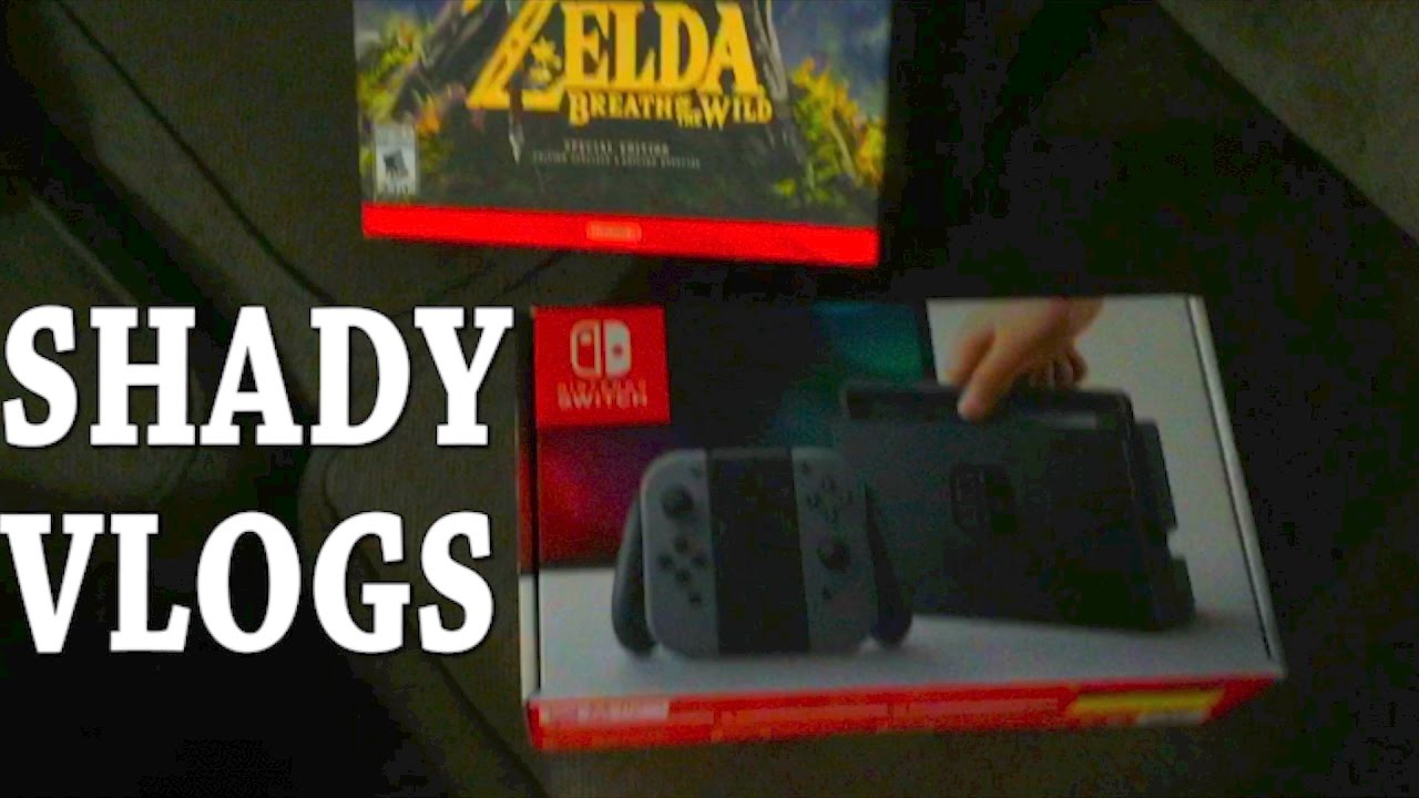 NINTENDO SWITCH MIDNIGHT RELEASE - Shady Vlogs