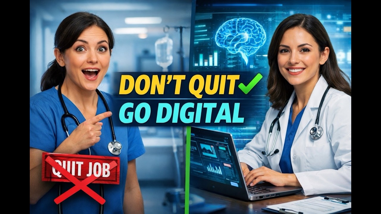 How to Break Into Digital Health Without Quitting Your Clinical Job (Doctors & Nurses Guide 2026)