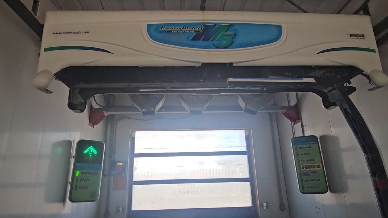 Laserwash M5 with 360+ Arm and Old Superior Dryers - American Pride Car Wash, Cleveland OH 