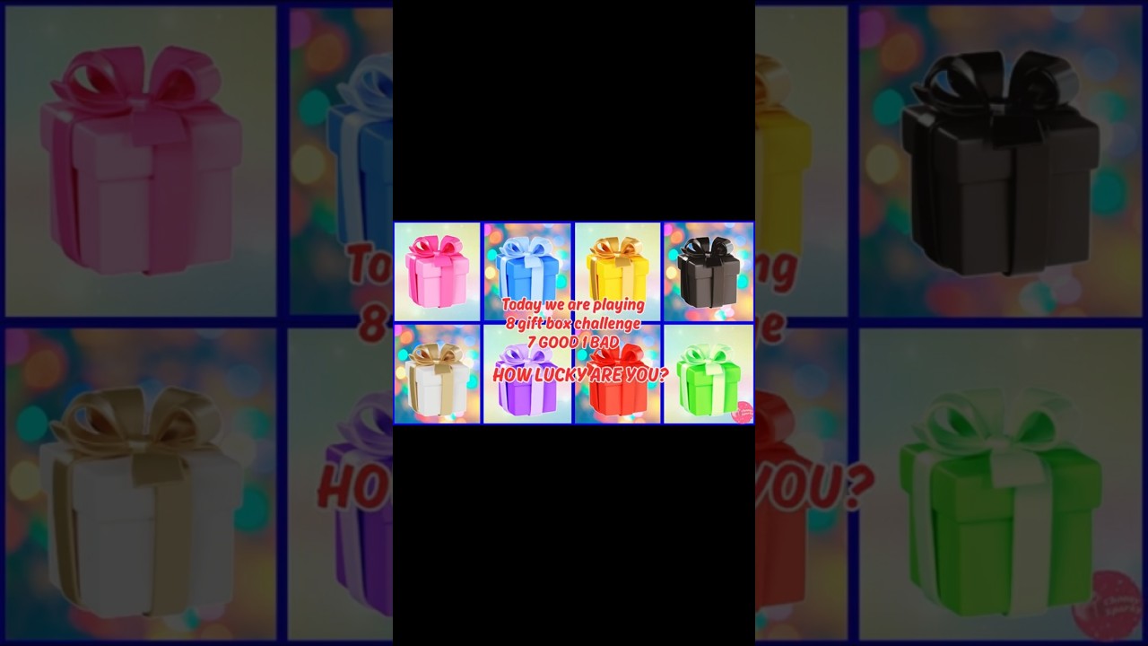 CHOOSE YOUR GIFT..! 🎁💖ARE YOU LUCKY ? 😍🤮 8 ULTIMATE GIFT BOX QUIZ CHALLENGE #shorts