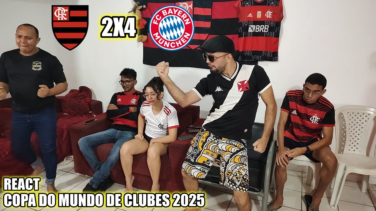 REAÇÕES FLAMENGUISTAS FLAMENGO 2 X 4 BAYERN DE MUNIQUE COPA DO MUNDO DE CLUBES 2025