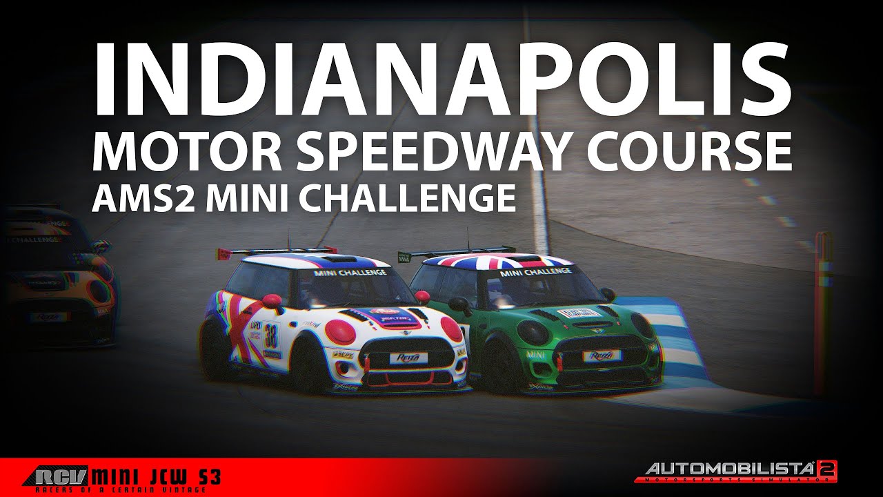 Overtaking by outbraking on the fast Indianapolis - RCV Mini League