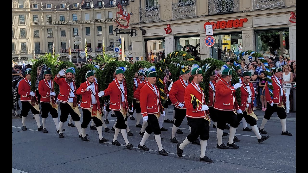 2. Trachten- und Schützenzug zum Oktoberfest 17.09.2023 Teil 2/9 Karlsplatz-Stachus München
