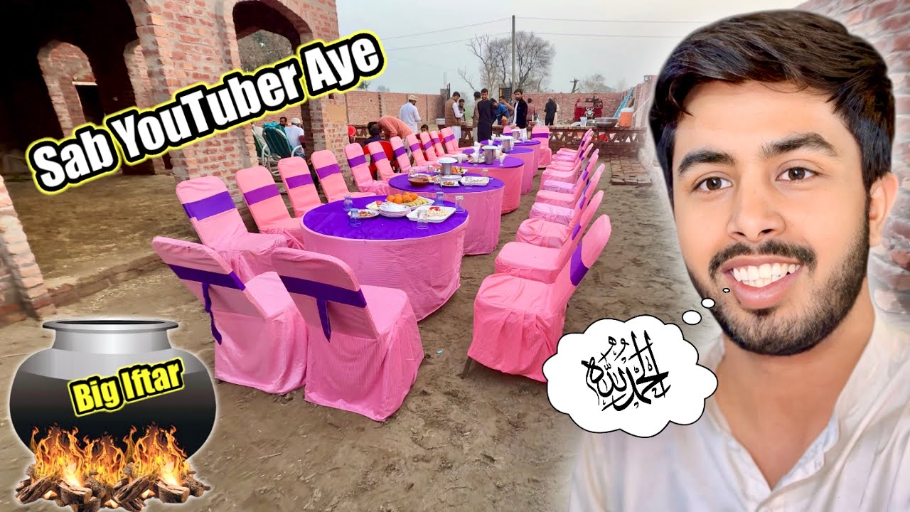 Big iftar 🌙 Sab Youtuber Iftari Par Aye 😍