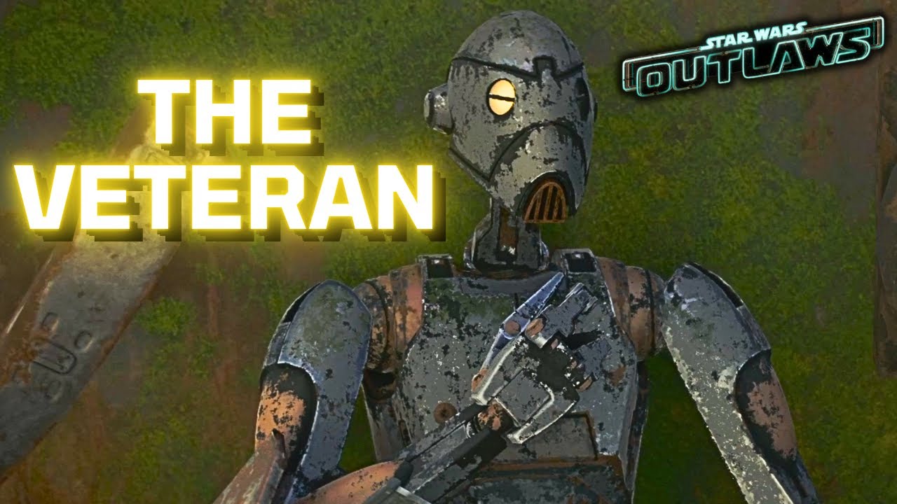 Kay Helps a CLONE WARS Era BX Commando Droid Complete its Final Mission | Star Wars: Outlaws