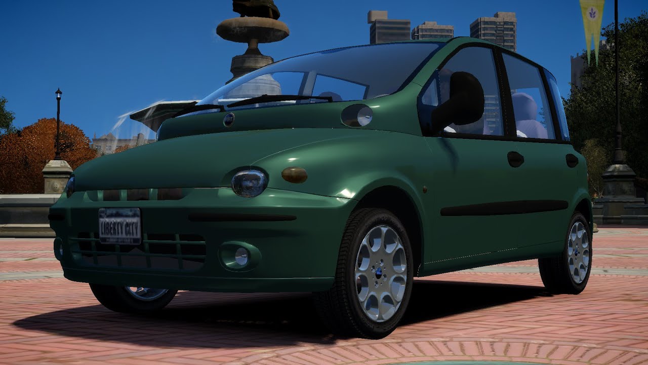 GTA IV FIAT MULTIPLA CRASH TESTING HD