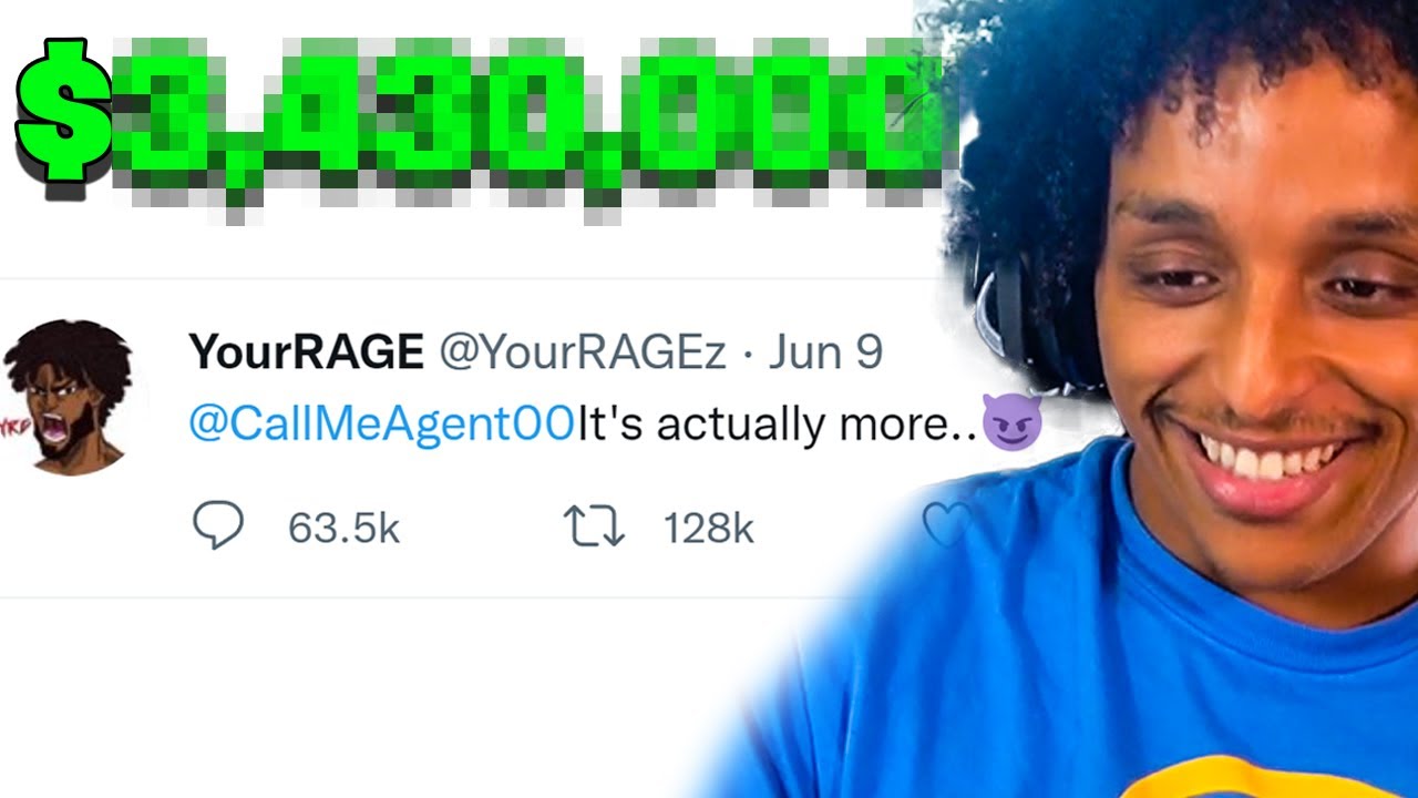 Exposing YourRAGE's Net Worth! (He Responded)