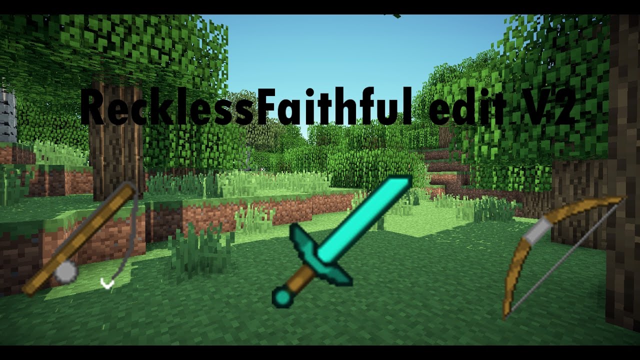 Reckless Faithful / ExtraPlaysMC Resource / Texture Pack - Faithful PvP Edit [1.8/1.9