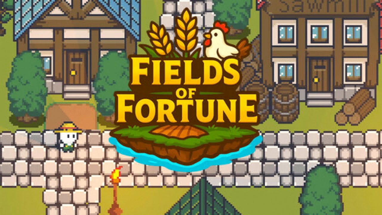 Relax with this Chill New Automated Farming Game!! - Fields of Fortune (Demo)