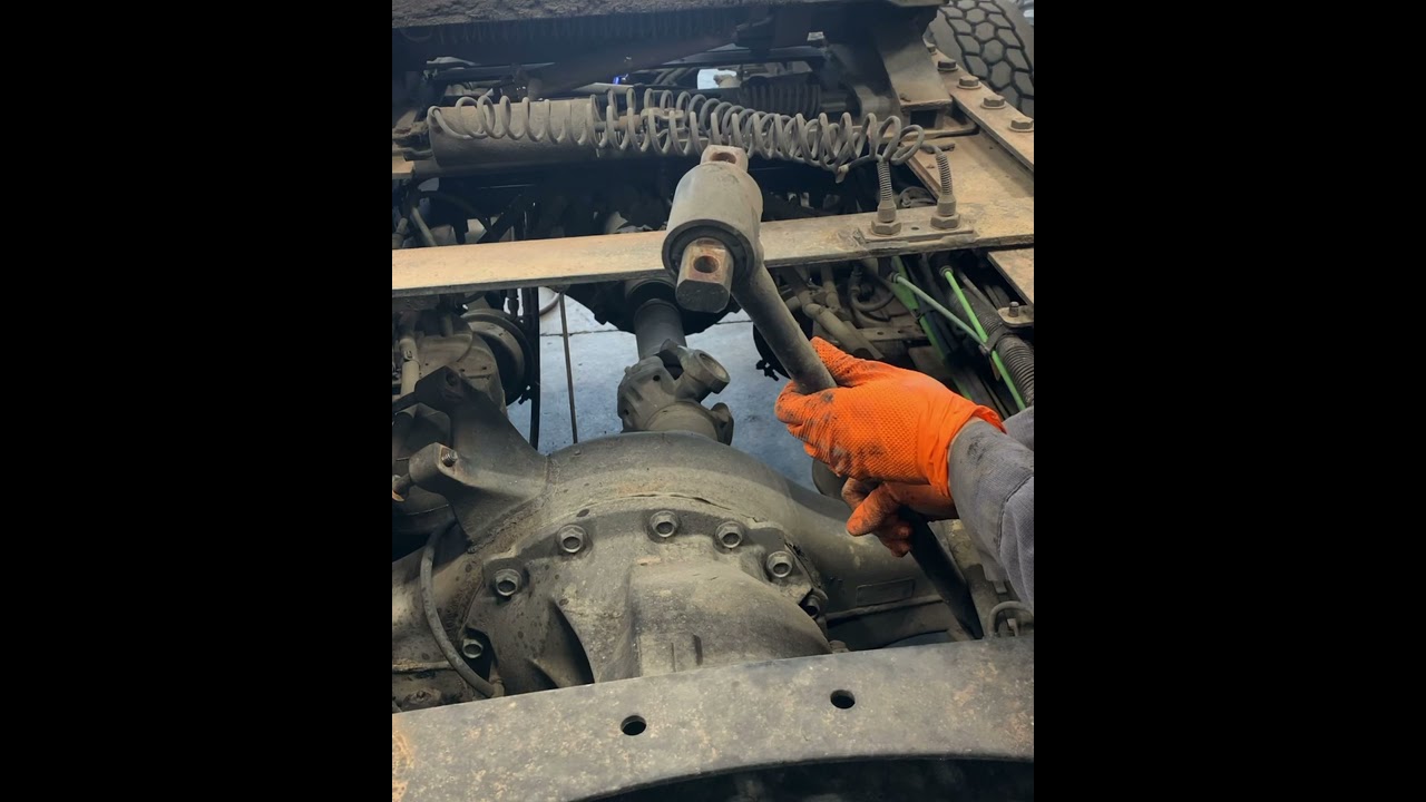 Freightliner torque arm. Dog bone. Suspension rod. Shaking while taking off