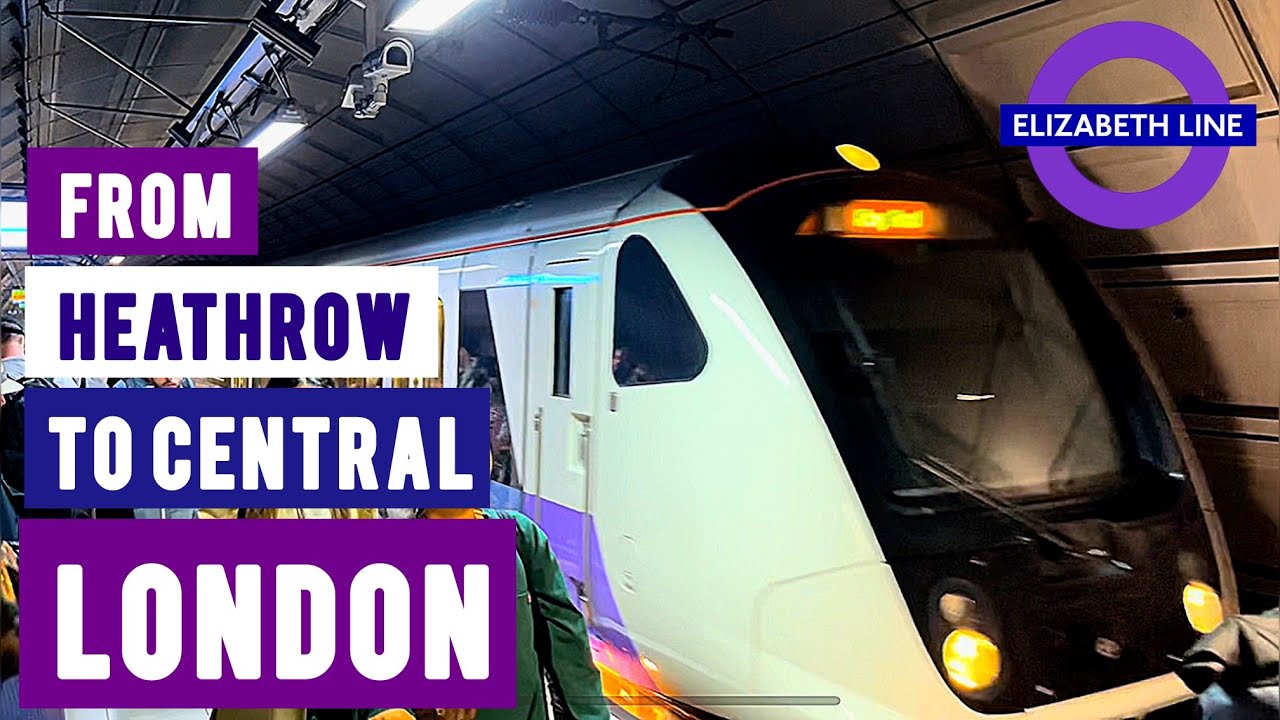 How to get from Heathrow Airport to Central London by Elisabeth Line 🛩️🚊🏙️
