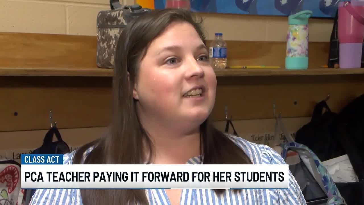 Prattville Christian Academy teacher paying it forward for her students
