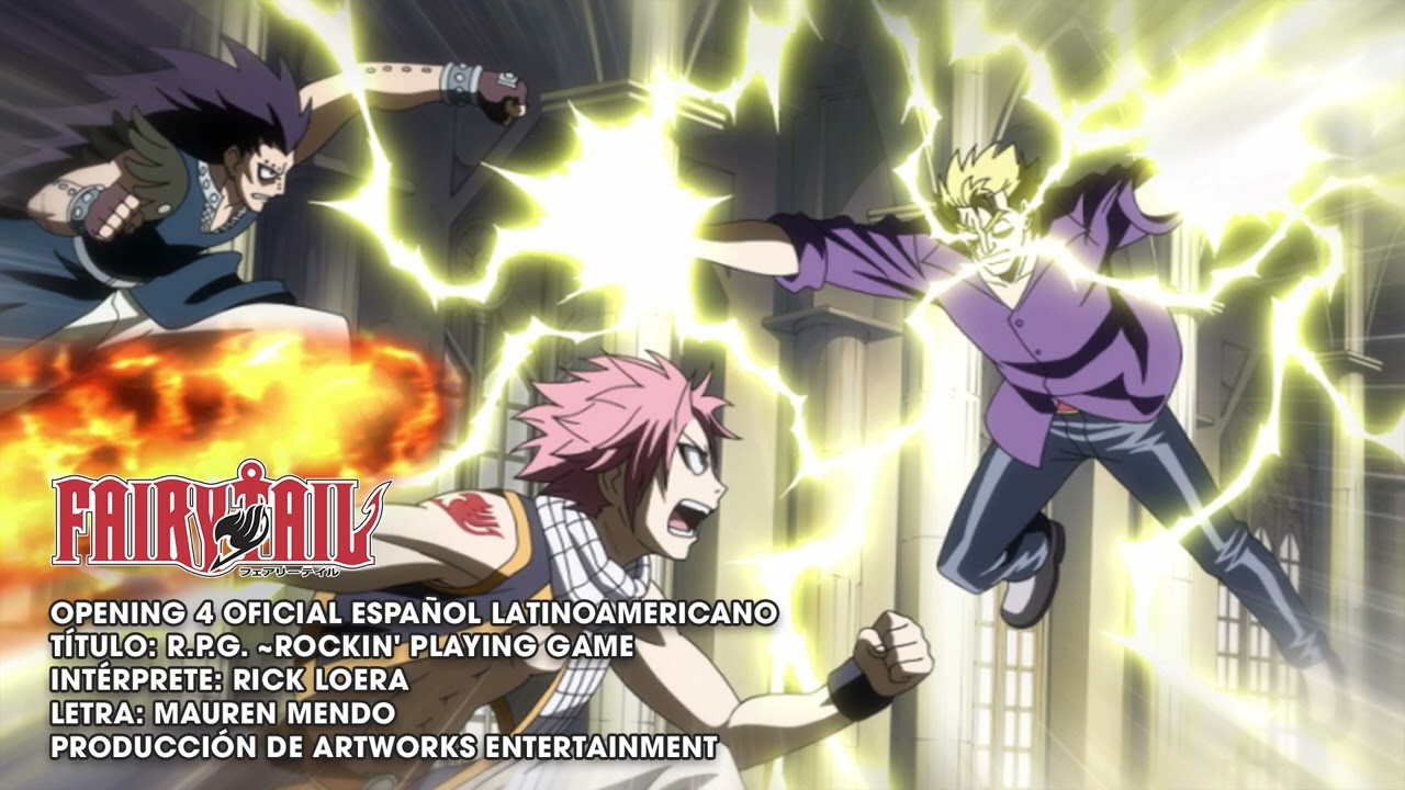 ROCKIN' PLAYING GAME (R.P.G)- OP 4 ESPA&Ntilde;OL LATINO OFICIAL .TV SIZE.