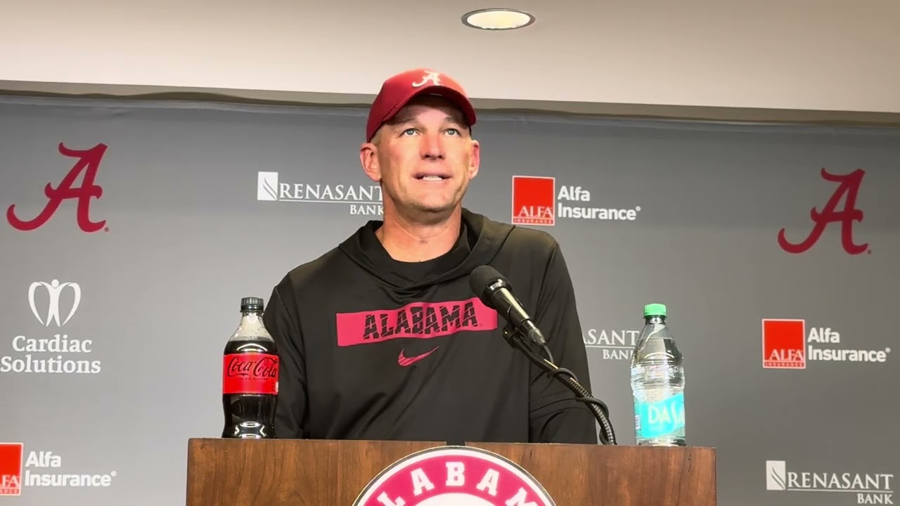 Пресс-конференция Калена Дебура после поражения Алабамы от Оклахомы