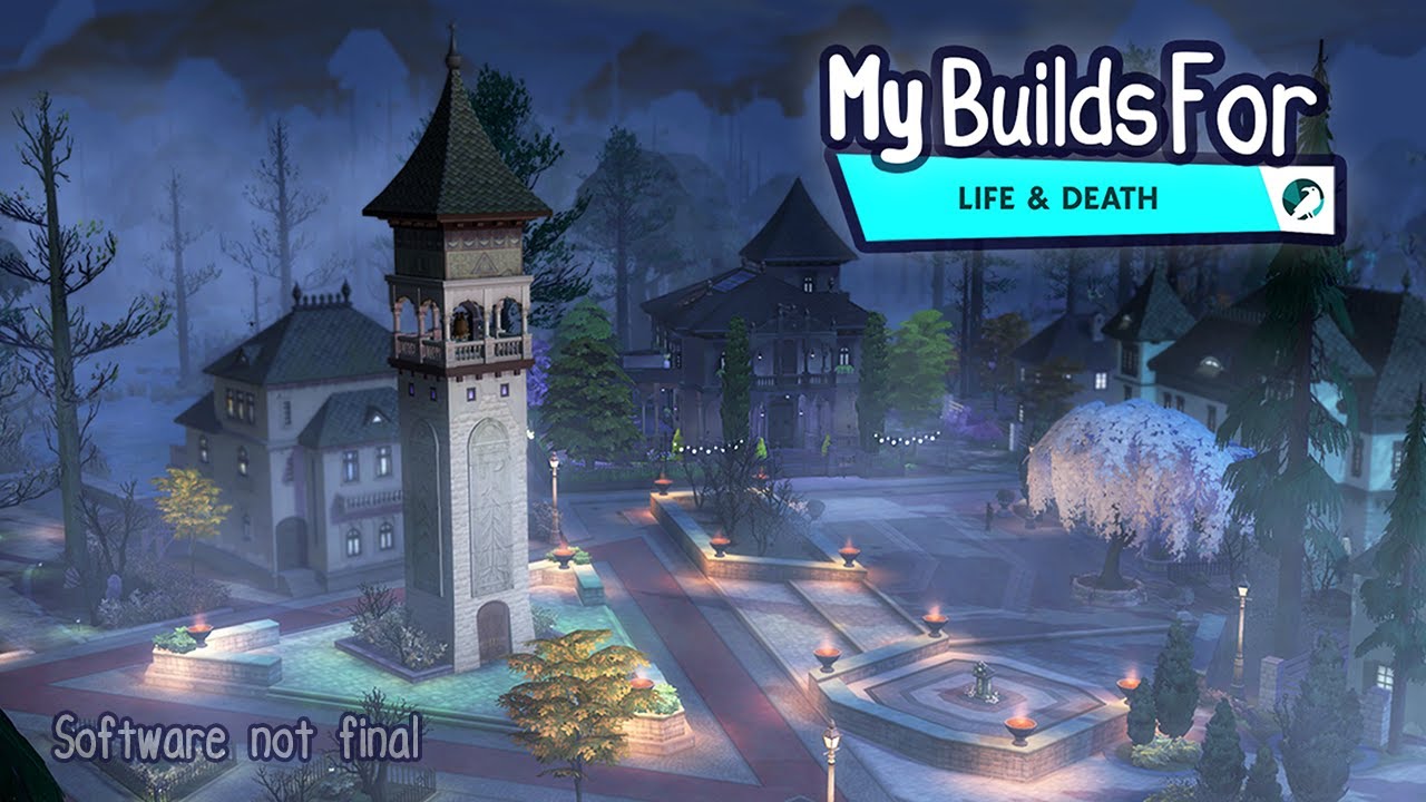 Guess who built for The Sims 4 Life & Death?! It's official! 👻