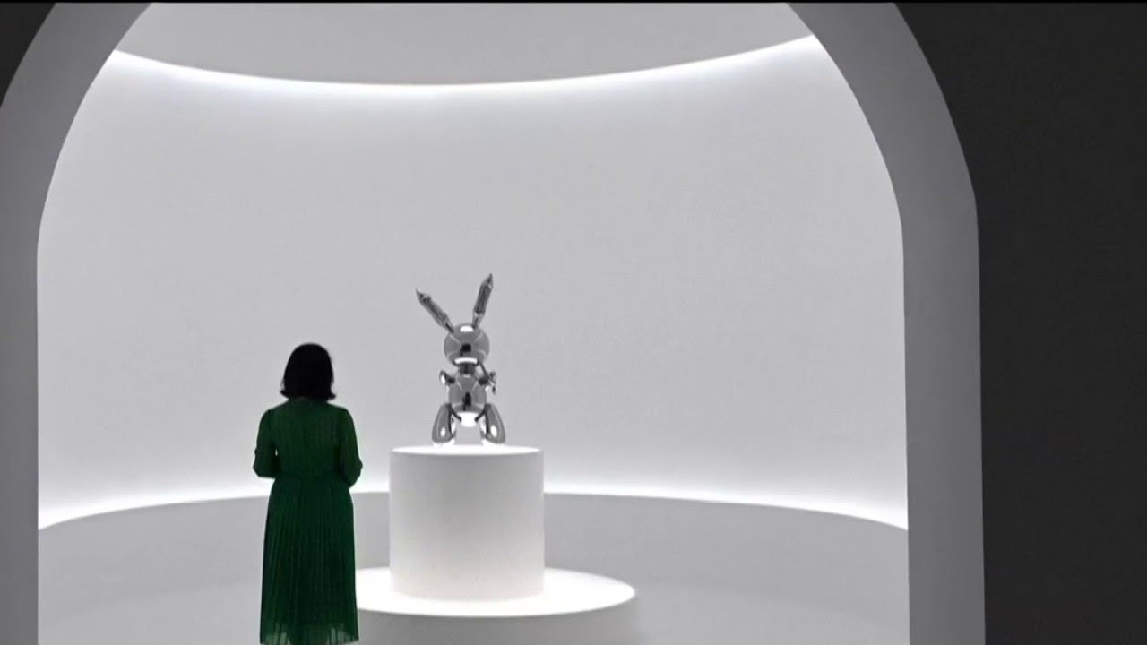 La sculpture de l'artiste Jeff Koons est désormais l'oeuvre la plus chère au monde
