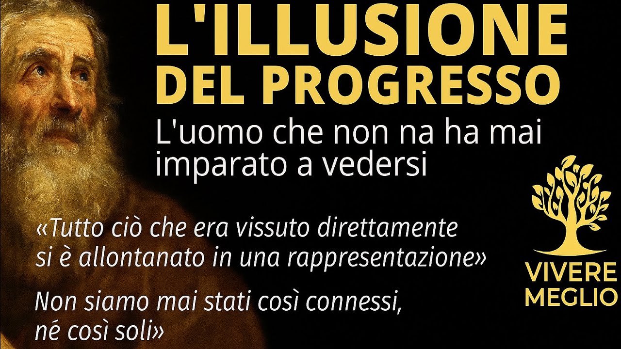  L’ILLUSIONE DEL PROGRESSO (l’uomo che non ha mai imparato a vedersi)