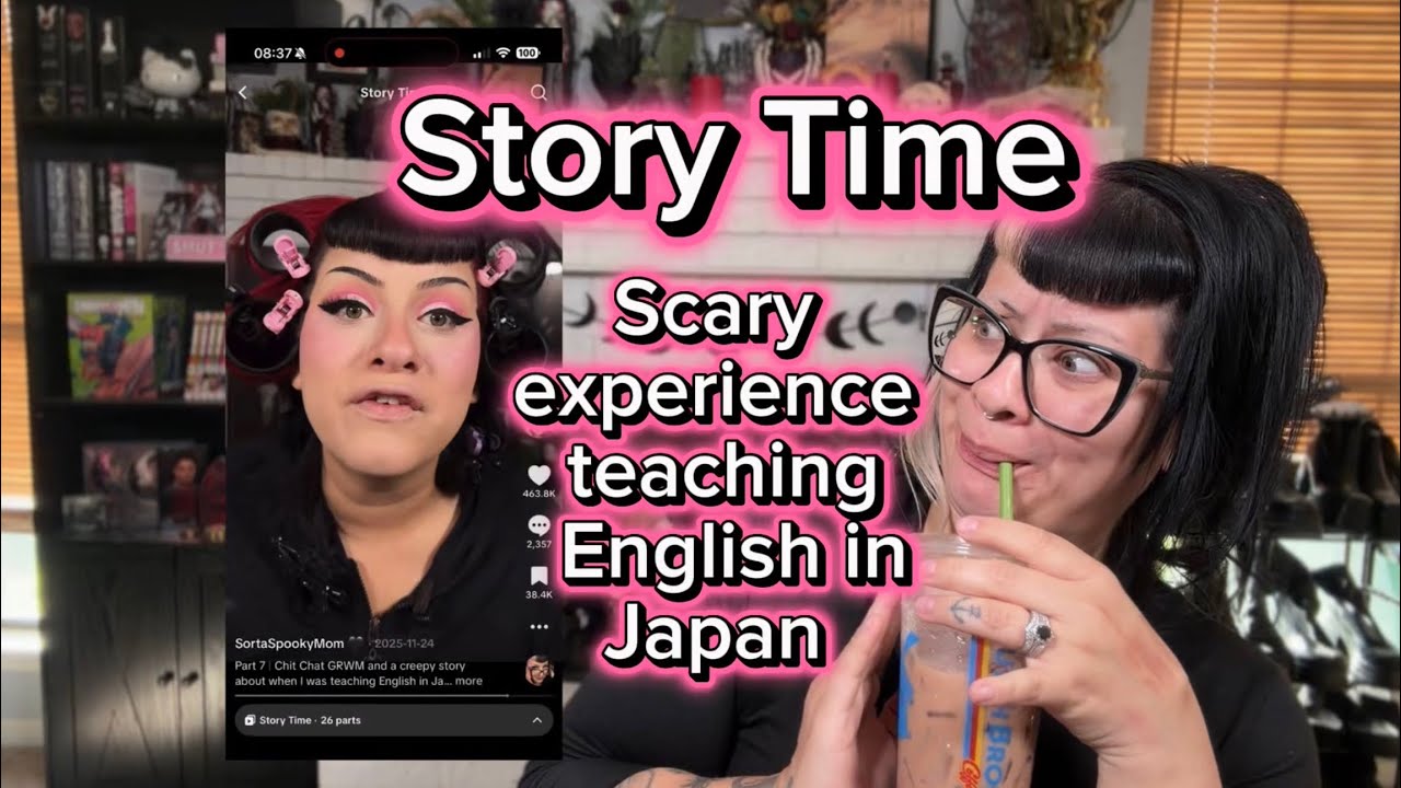 Storytime scary experience teaching English in Japan GRWM￼