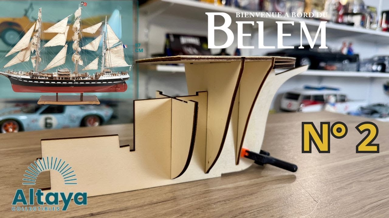 “Construisez le Belem N°2: L’Incroyable Aventure du Dernier Trois-Mâts Français !” ALTAYA