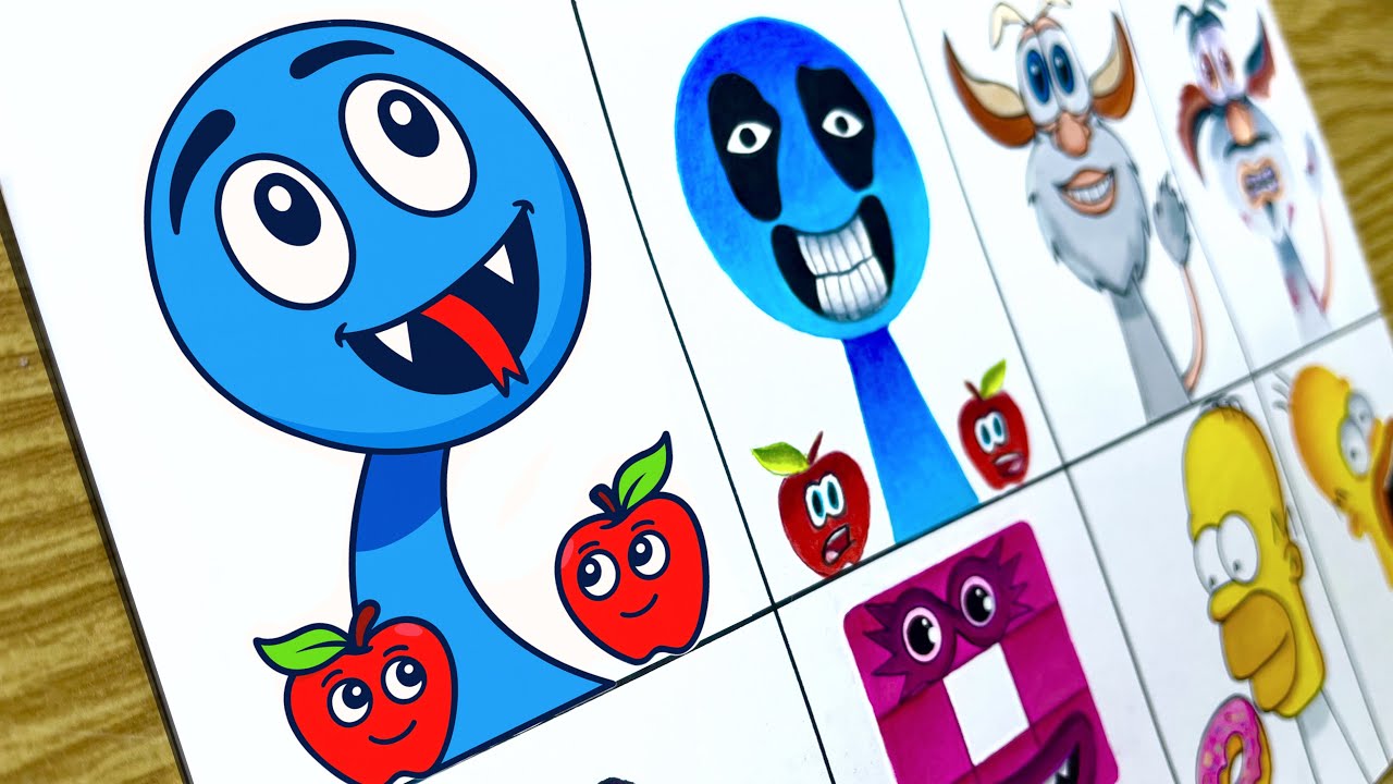 Рисунок Incredibox Sprunki OC: Normal VS Horror / NEW My Sprunki OC Phase