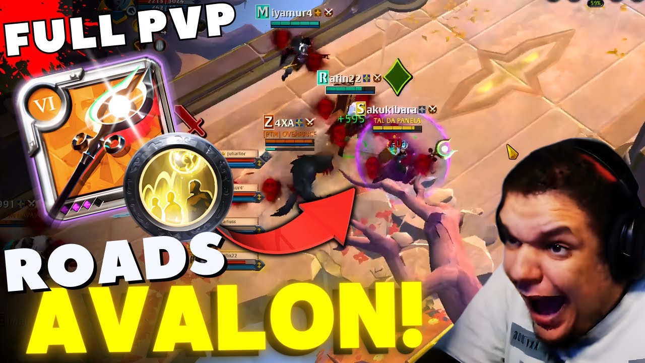 A MELHOR LUTA QUE TIVE NAS ESTRADAS AVALON! ( FOCO TOTAL! ) | ALBION ONLINE
