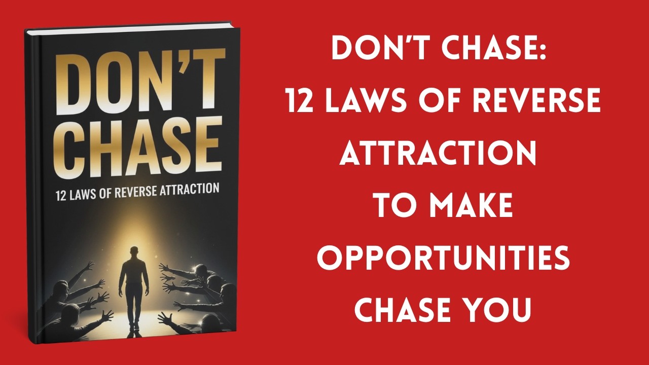 Don’t Chase: 12 Laws Of Reverse Attraction To Make Opportunities Chase You