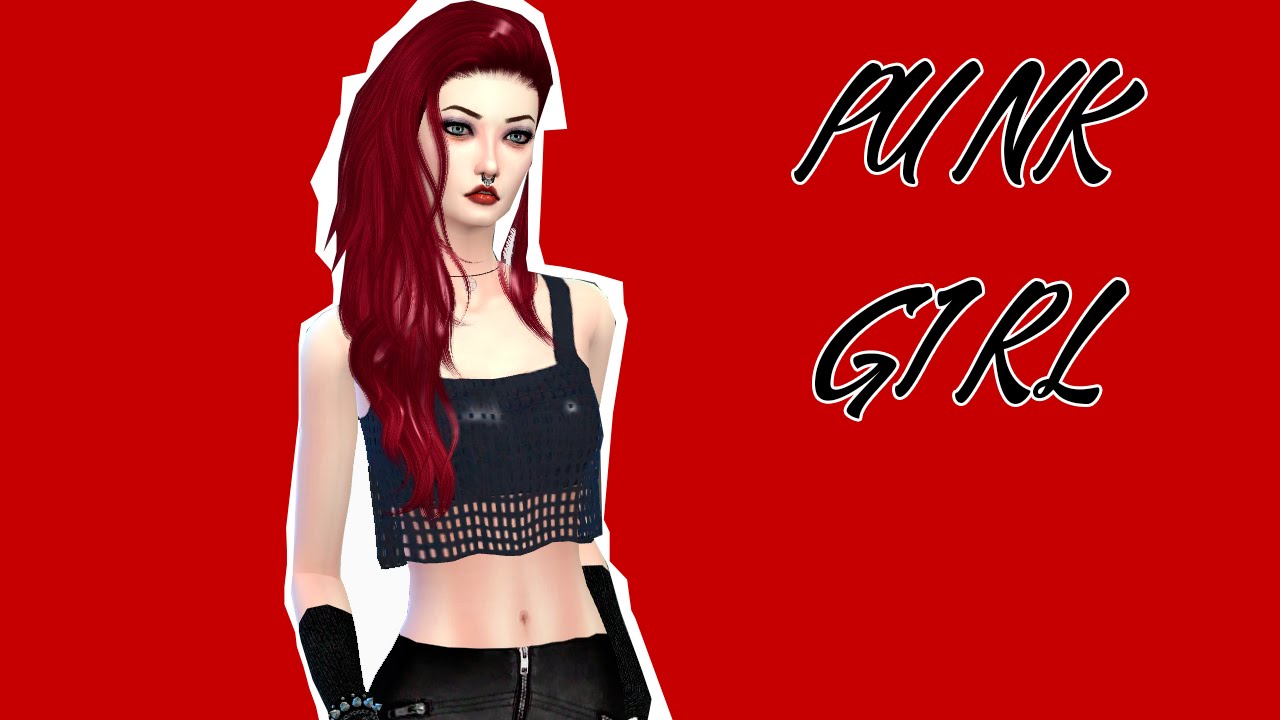 The Sims 4 Create a Sim // Punk Girl